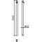 Sikkerhedsgel�nder / | afgr�nsningsgel�ndere | Fast stolpe til topstang til indst�bning i beton | Endestolpe til topstang | varmgalvaniseret
